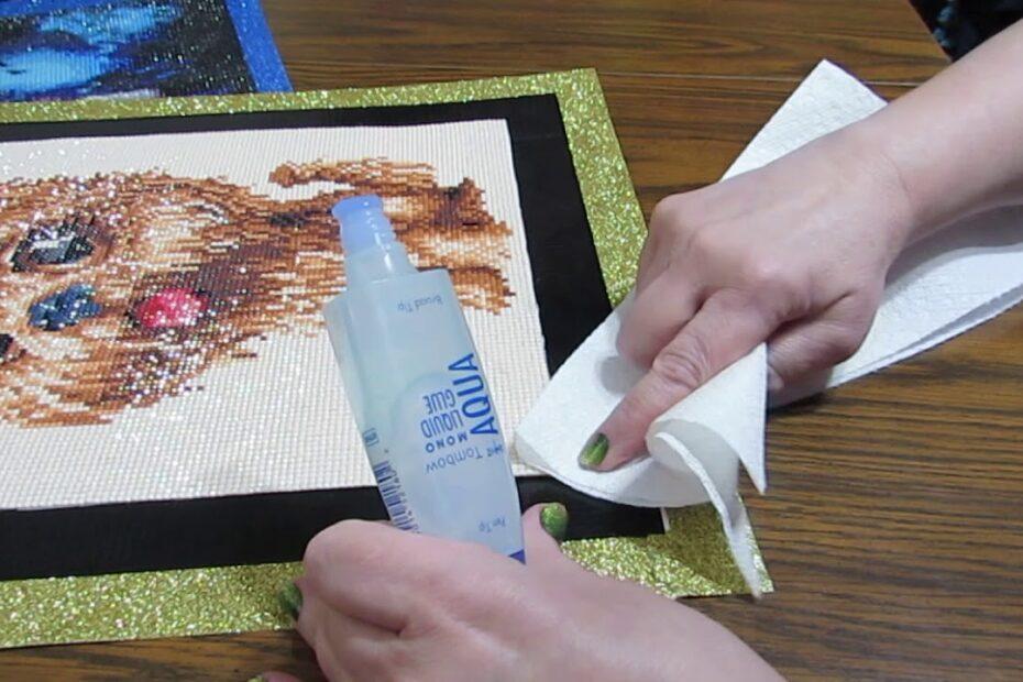 how to seal a diamond art painting