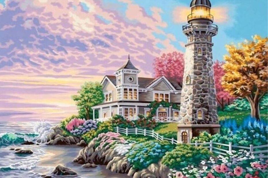 lighthouse diamond painting