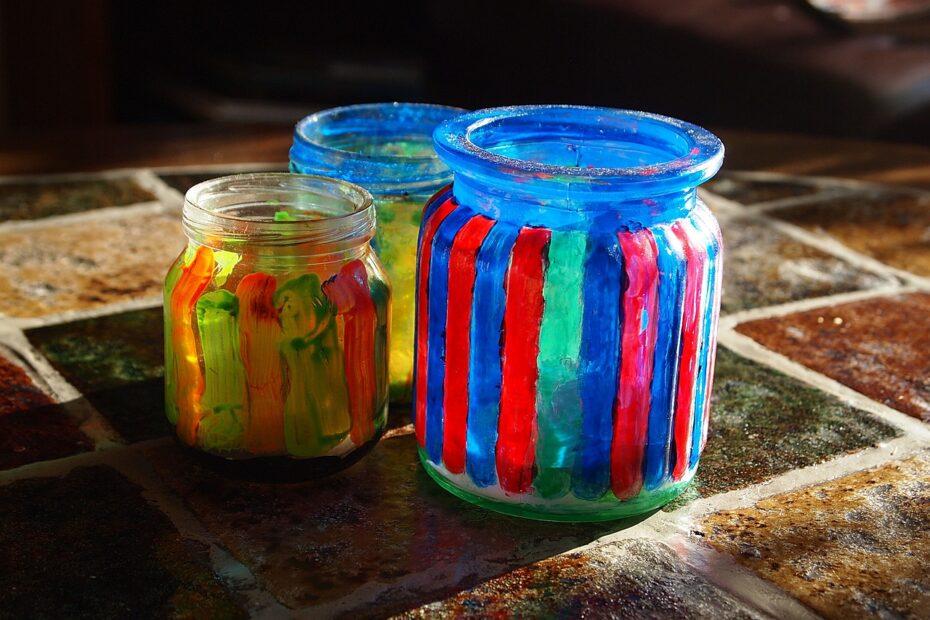 easy glass painting and an inspriing idea